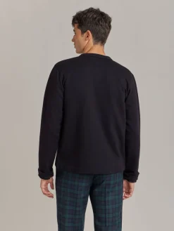 Black Cotton Fleece Khelian Cardigan<agnès b. Best Sale