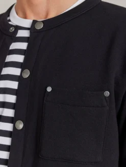 Black Cotton Fleece Khelian Cardigan<agnès b. Best Sale