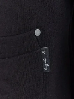 Black Cotton Fleece Khelian Cardigan<agnès b. Best Sale
