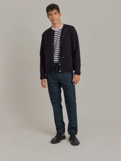 Black Cotton Fleece Khelian Cardigan<agnès b. Best Sale