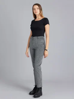 Black Cotton Gingham Print Elvy Pants<agnès b. Cheap