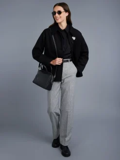 Black Cotton Jasmine Shirt<agnès b. Hot