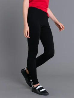 Black Cotton Jericho Leggings<agnès b. Discount