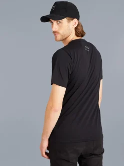 Black Cotton Jersey Brando T-shirt With Artist L'Atlas<agnès b. Shop