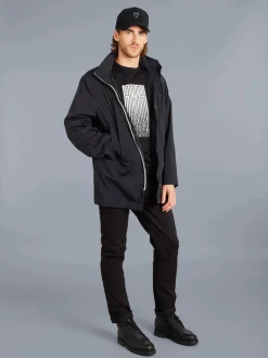 Black Cotton Jersey Brando T-shirt With Artist L'Atlas<agnès b. Shop