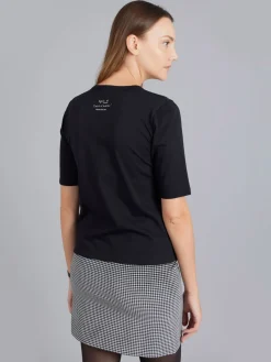 Black Cotton Jersey Brando T-shirt Artist Simon English<agnès b. Clearance