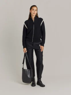 Black Cotton Jersey Reversible Jacket<agnès b. Best Sale