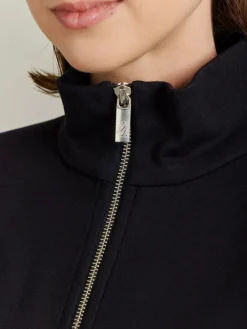 Black Cotton Jersey Yvette Cardigan<agnès b. Sale