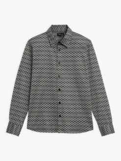 Black Cotton John Shirt<agnès b. Outlet