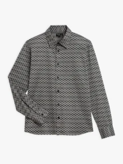 Black Cotton John Shirt<agnès b. Outlet