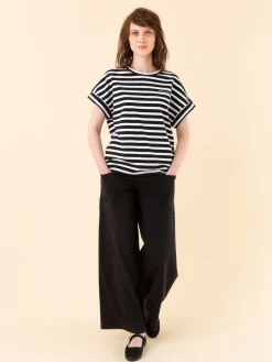 Black Cotton Mathis Pants<agnès b. Sale