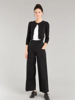 Black Cotton Mathis Pants<agnès b. Sale