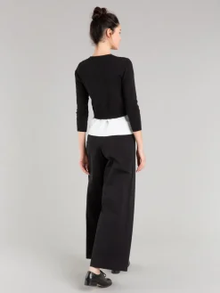Black Cotton Mathis Pants<agnès b. Sale
