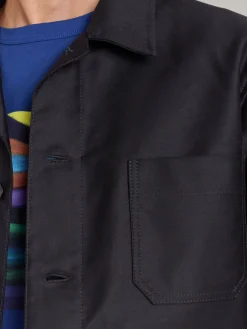 Black Cotton Men's Jacket X Dolmen<agnès b. Clearance