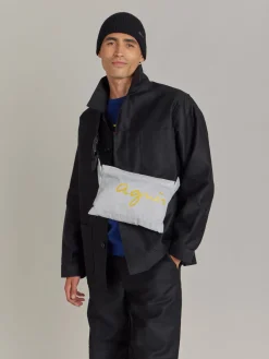 Black Cotton Men's Jacket X Dolmen<agnès b. Clearance