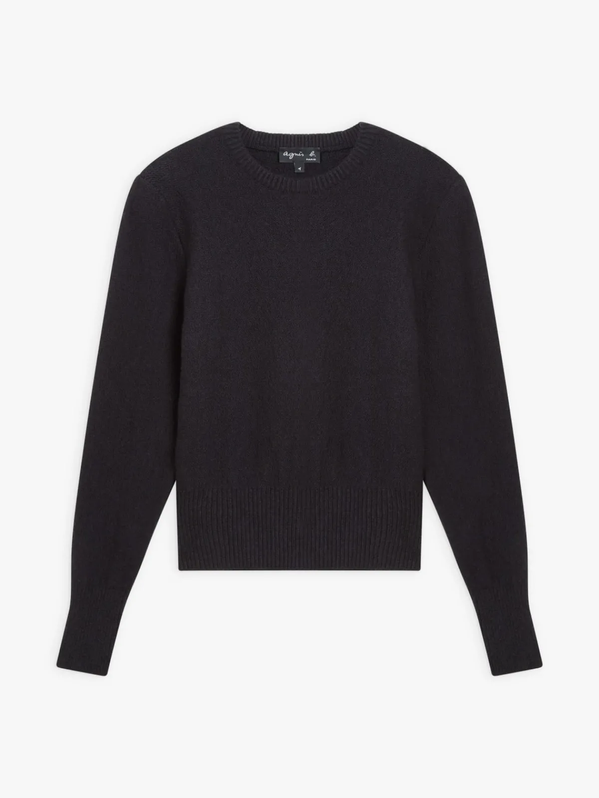 Black Cotton Polisson Sweater<agnès b. Online