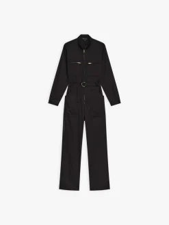Black Cotton Satin Jumpsuit<agnès b. Best Sale