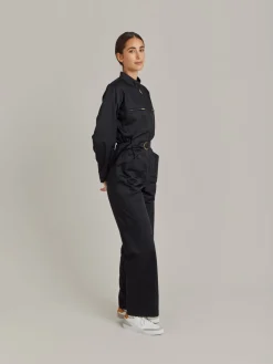 Black Cotton Satin Jumpsuit<agnès b. Best Sale