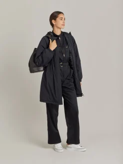 Black Cotton Satin Jumpsuit<agnès b. Best Sale