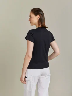 Black Cotton Screen-printed Brando T-shirt<agnès b. Flash Sale