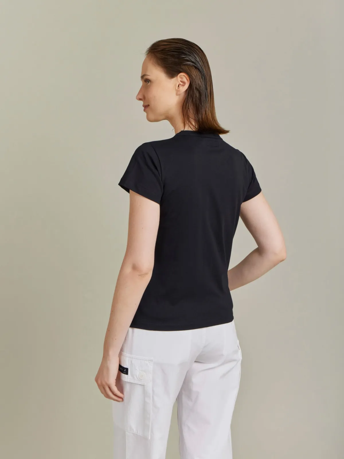 Black Cotton Screen-printed Brando T-shirt<agnès b. Flash Sale