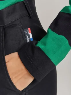 Black Cotton Women's Pants X Dolmen<agnès b. Fashion