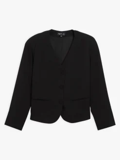 Black Cropped Acacia Jacket<agnès b. Cheap
