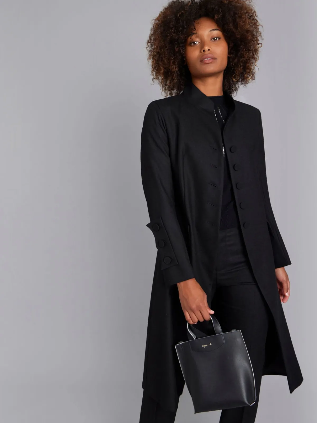 Black Elbow-length Sleeve Sequin Sweater<agnès b. Best Sale