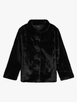 Black Faux Fur New Darcila Jacket<agnès b. Clearance