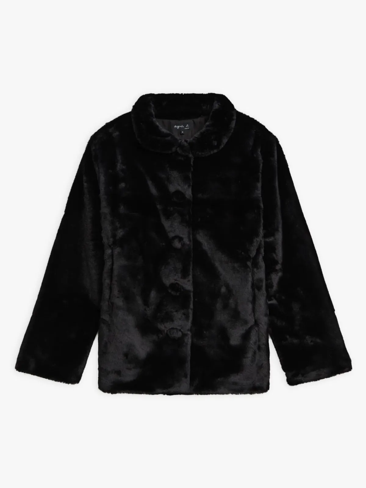 Black Faux Fur New Darcila Jacket<agnès b. Clearance