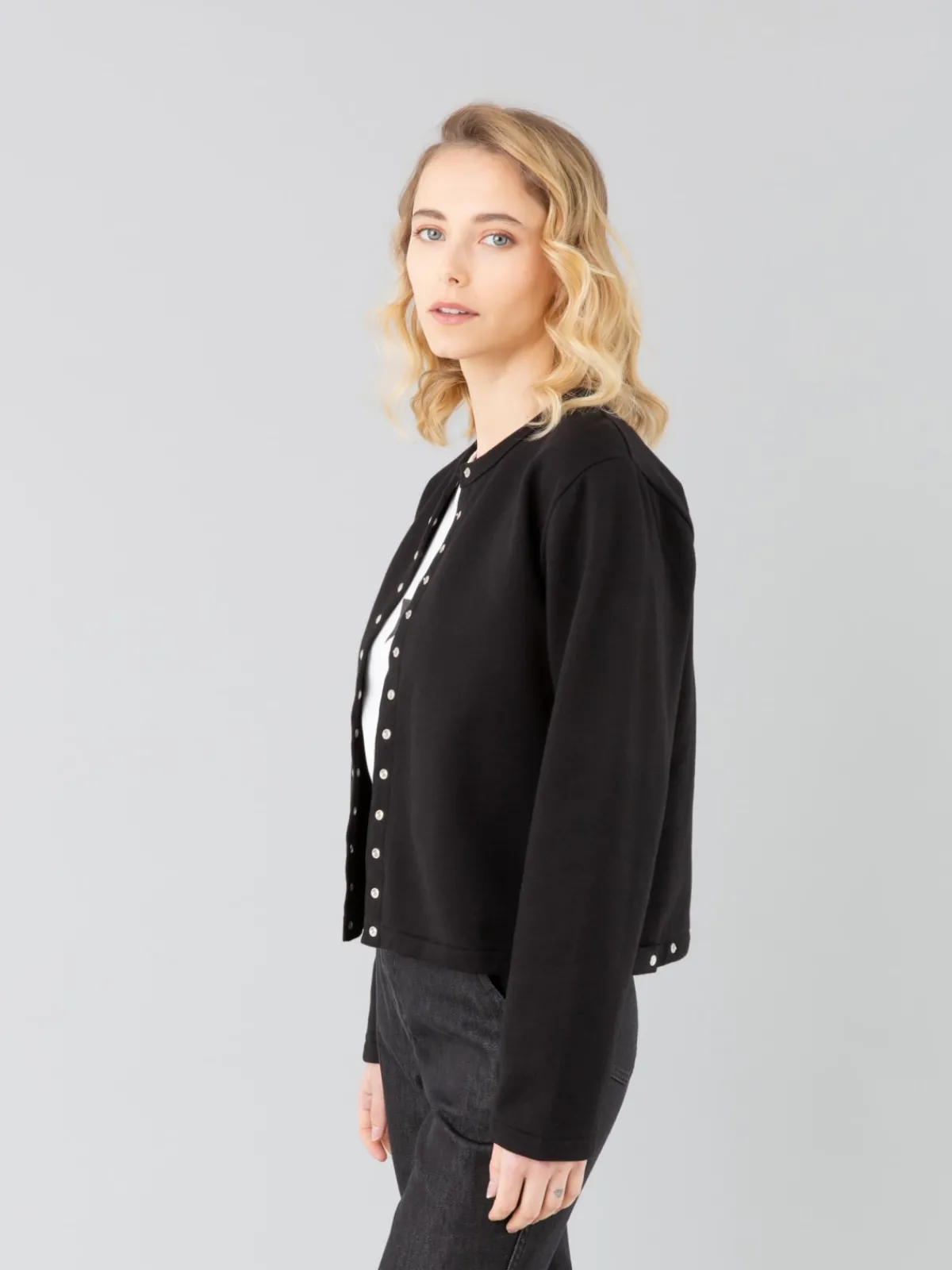 Black Fleece Le Classique Snap Cardigan<agnès b. Online