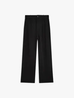 Black Fluid Crepe Pants<agnès b. Hot