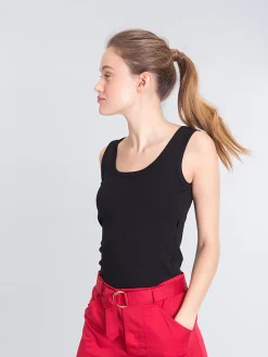Black Gaston Tank Top<agnès b. Flash Sale