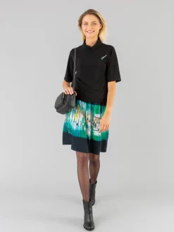 Black High Neck Moree Top<agnès b. Shop