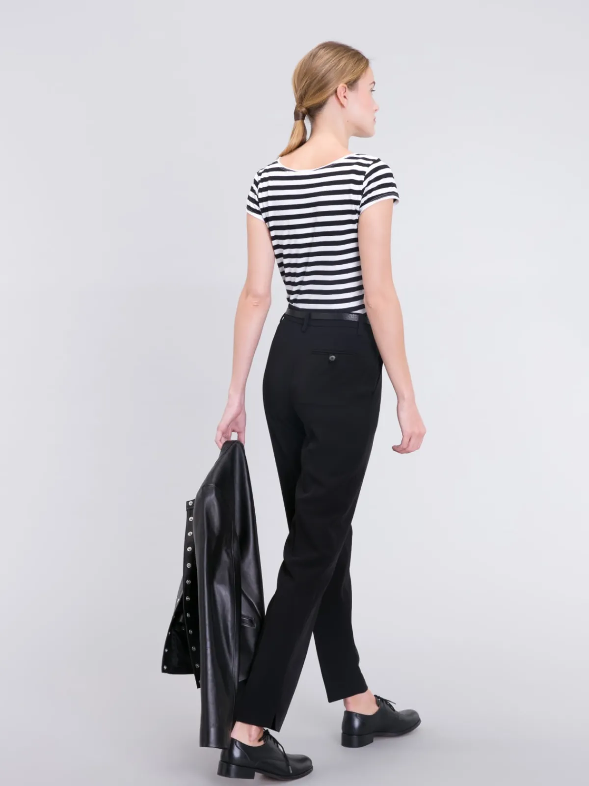 Black Jeanne Derbies<agnès b. Online