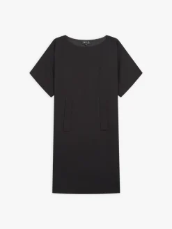 Black Kimono Dress<agnès b. New