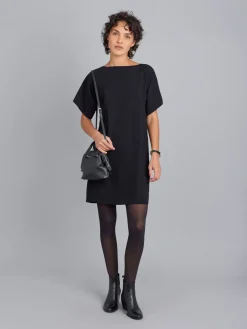 Black Kimono Dress<agnès b. New