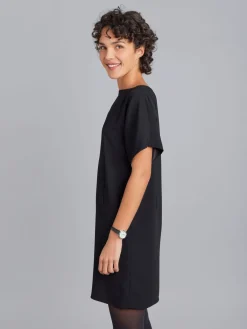 Black Kimono Dress<agnès b. New