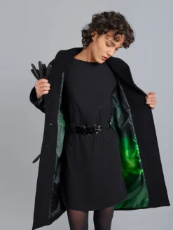 Black Kimono Dress<agnès b. New
