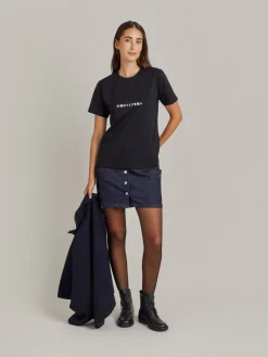 Black Le Mixte Artist Jim Joe Unisex Cotton Jersey T-shirt<agnès b. Online