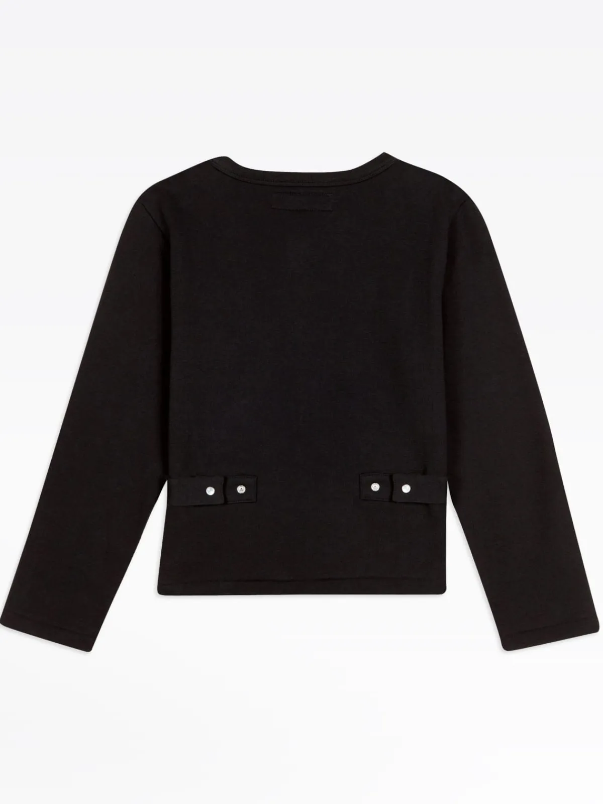 Black Le Petit Cotton Fleece Cardigan<agnès b. Hot