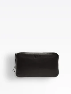 Black Leather Annissa Pouch<agnès b. Store