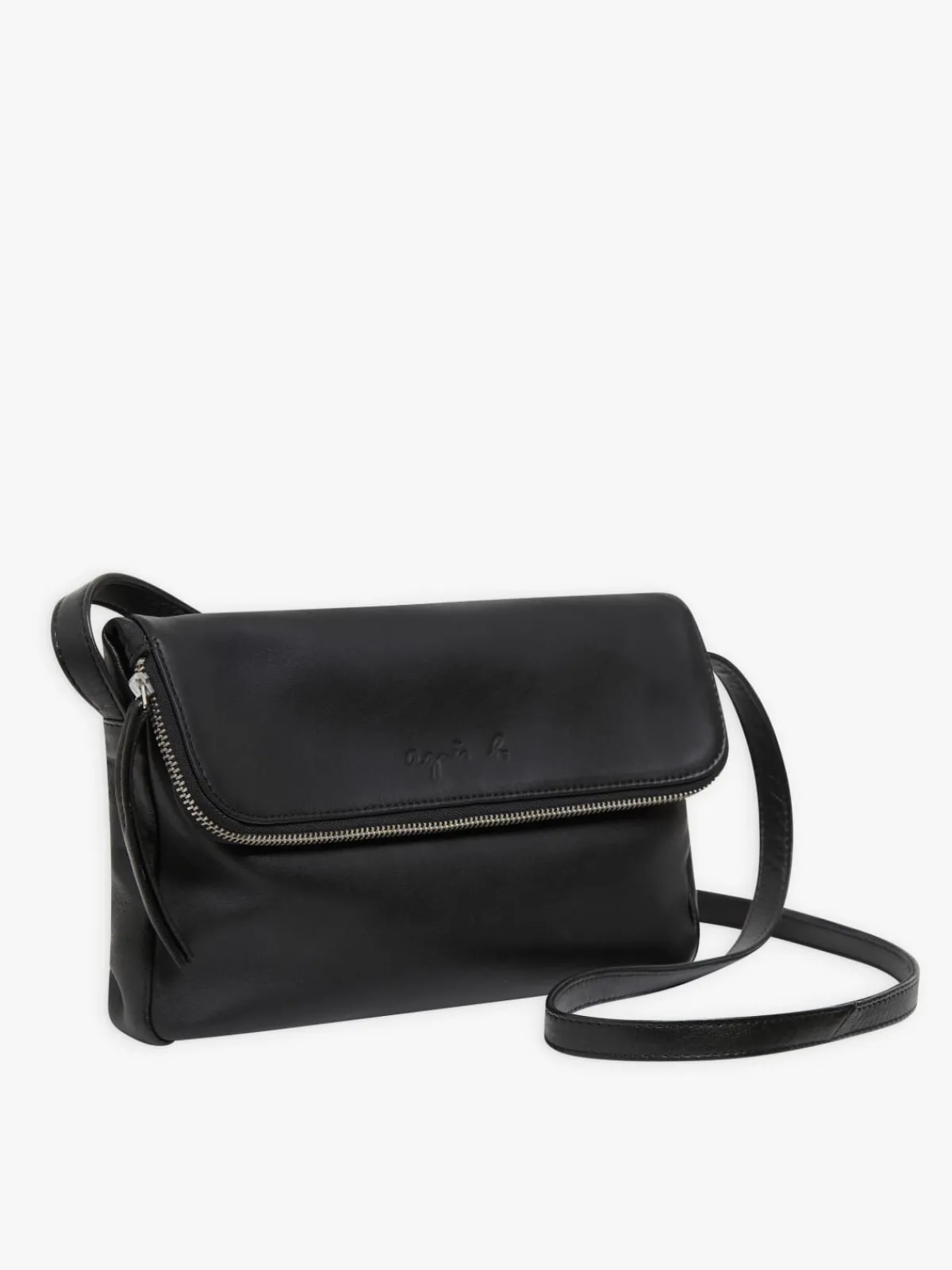 Black Leather Asya Bag<agnès b. Cheap