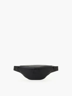 Black Leather Belt Bag<agnès b. Shop