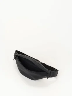 Black Leather Belt Bag<agnès b. Shop