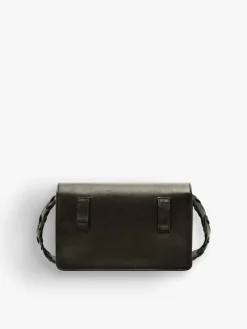 Black Leather Hana Clutch<agnès b. Cheap