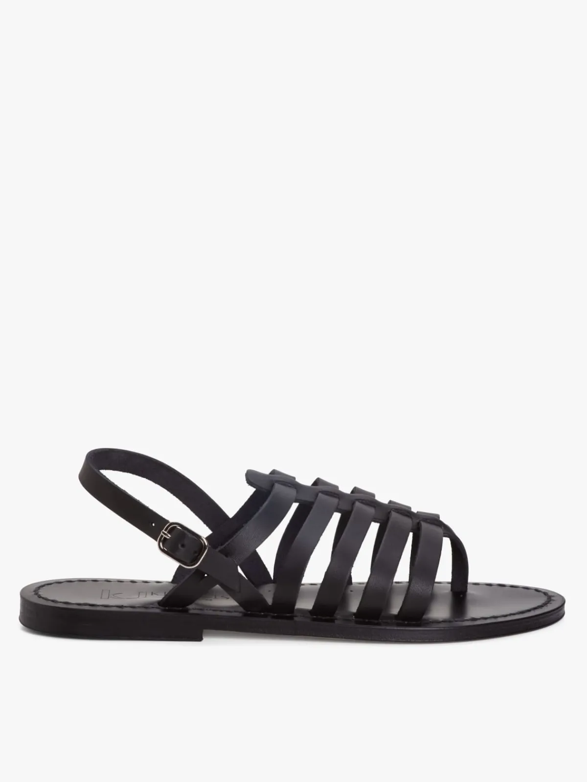 Black Leather Homère Sandals K. Jacques<agnès b. Best