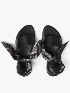 Black Leather K.Jacques Pour Prométhéesandals<agnès b. Best Sale