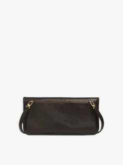 Black Leather Sofia Clutch<agnès b. Outlet