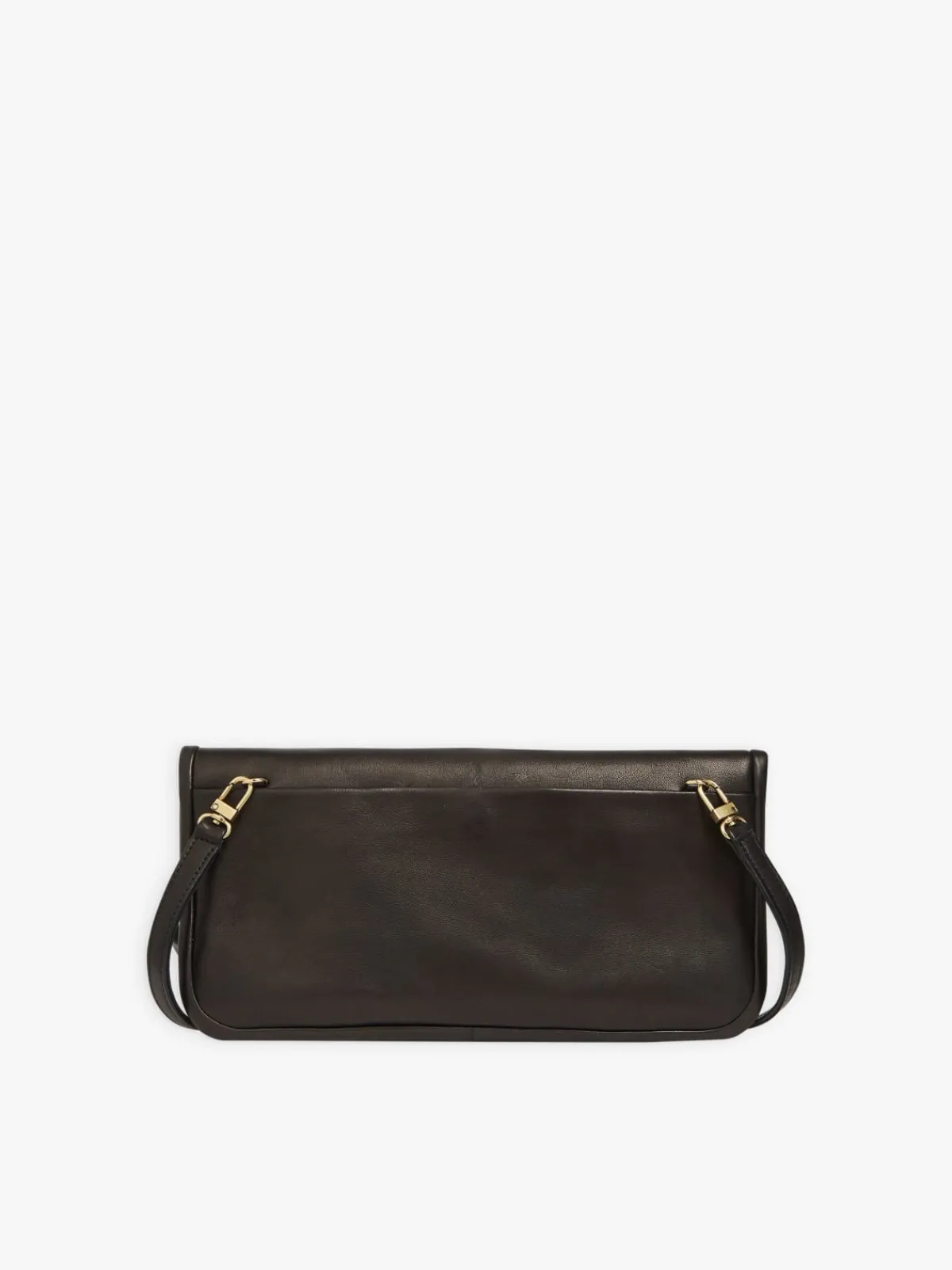 Black Leather Sofia Clutch<agnès b. Outlet